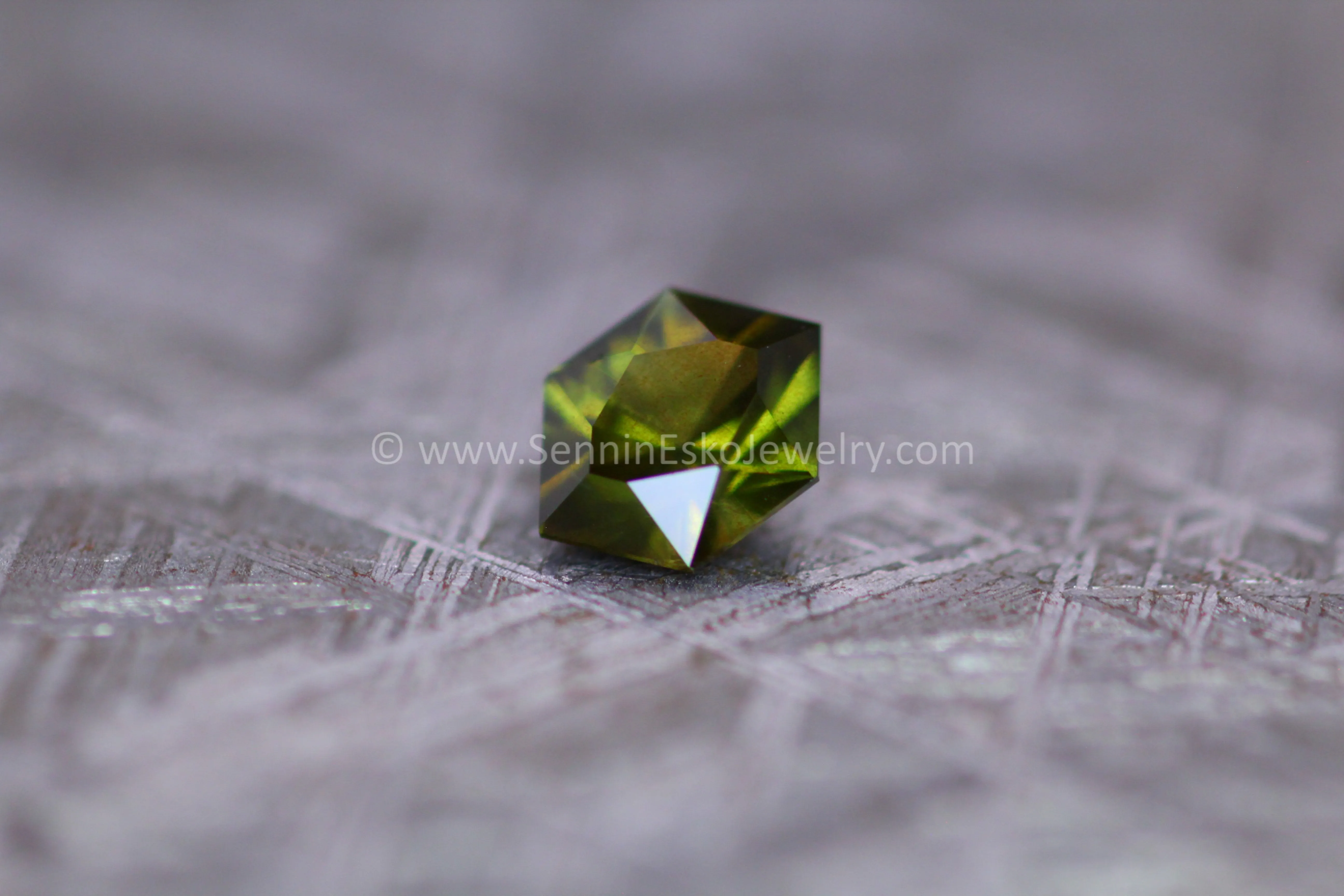 1.5 Carat Hazel Sapphire Hexagon - 7.8x5.8mm