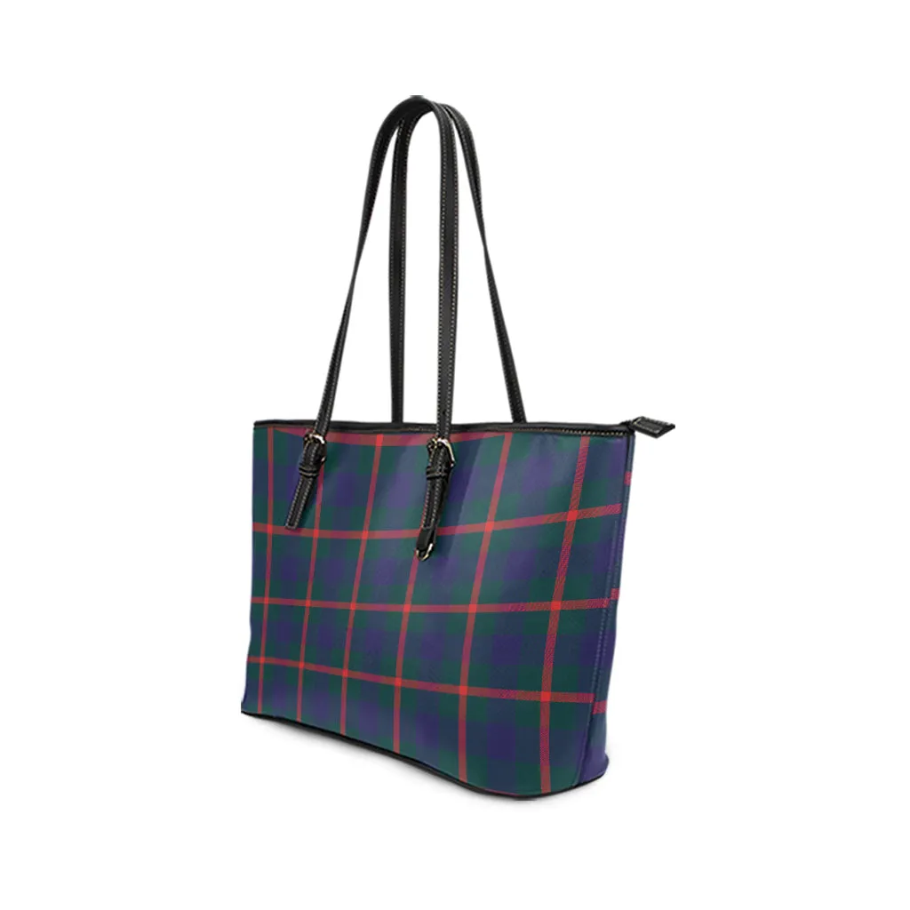 Agnew Tartan Leather Tote Bag