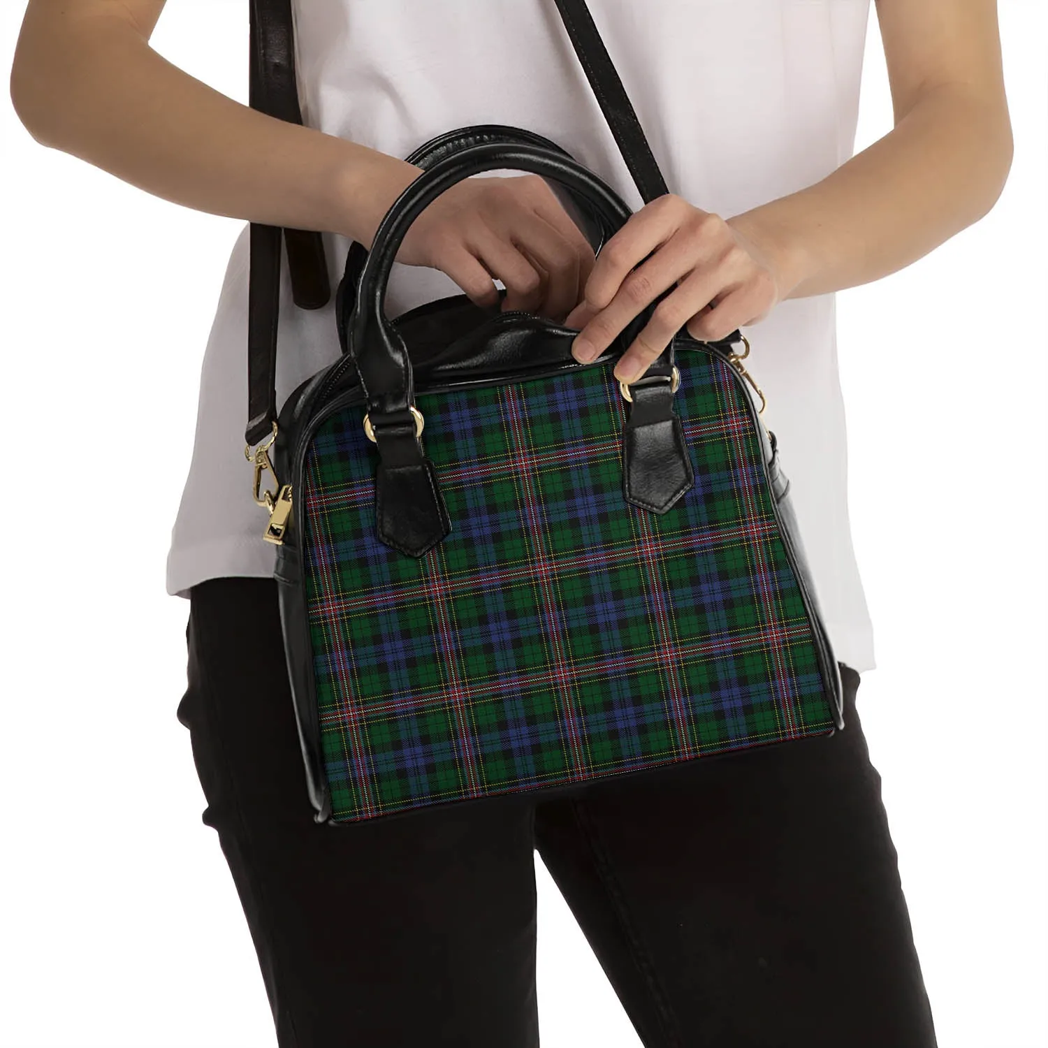 Allison Tartan Shoulder Handbags