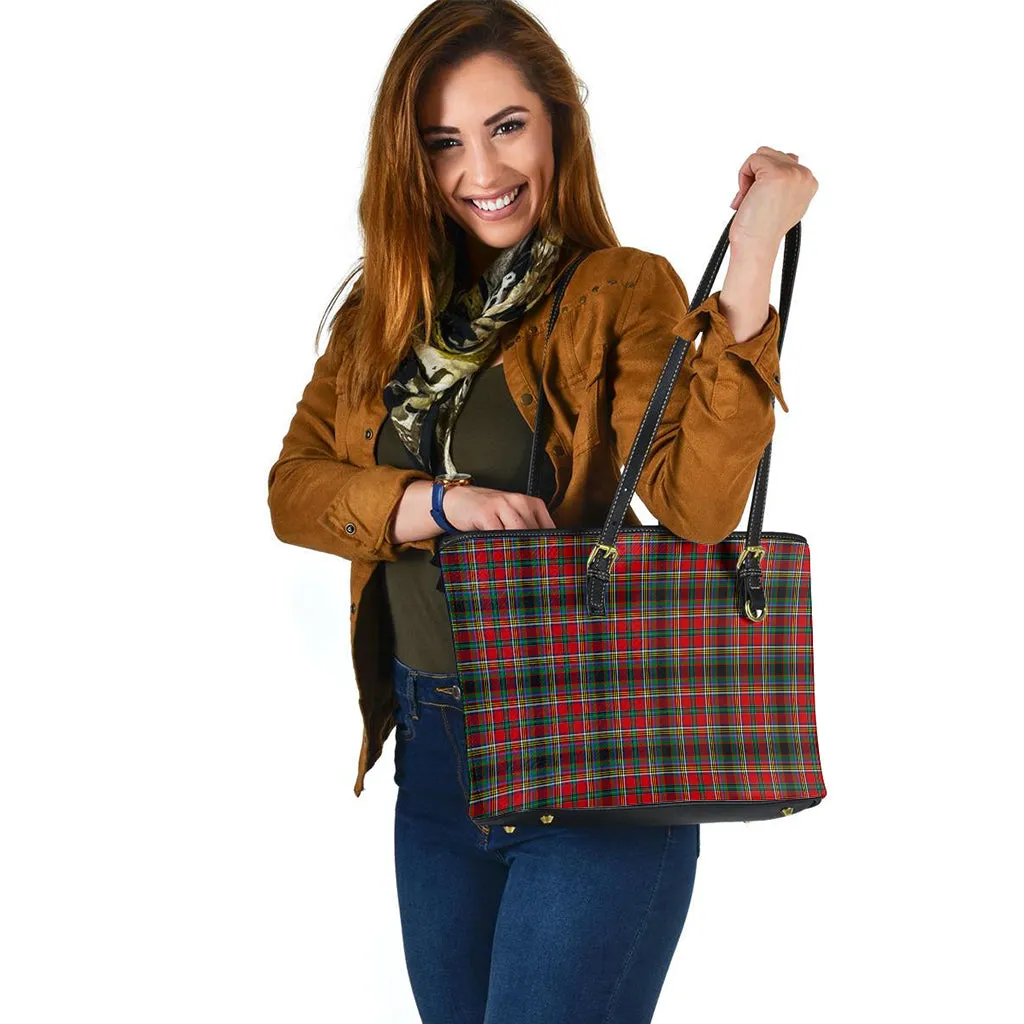 Anderson of Arbrake Tartan Leather Tote Bag