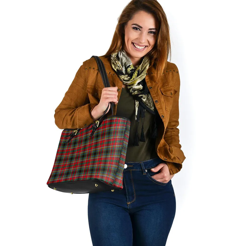 Anderson of Arbrake Tartan Leather Tote Bag