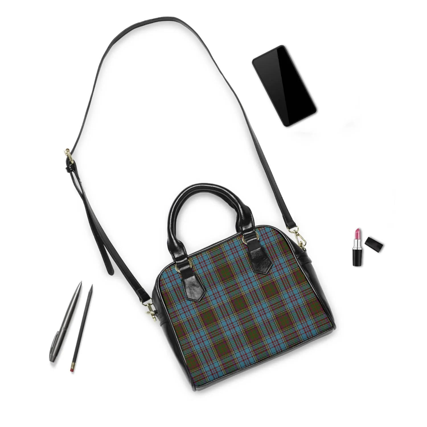 Anderson Tartan Shoulder Handbags