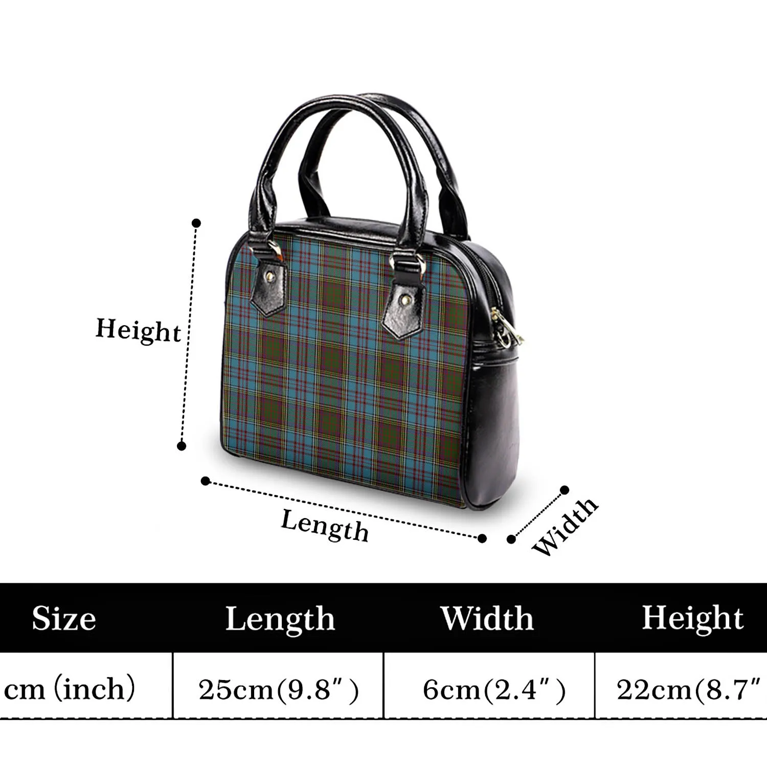 Anderson Tartan Shoulder Handbags