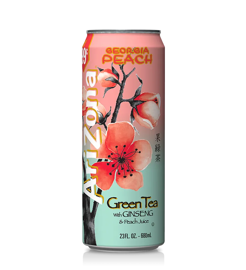 Arizona Georgia Peach Green Tea 23oz