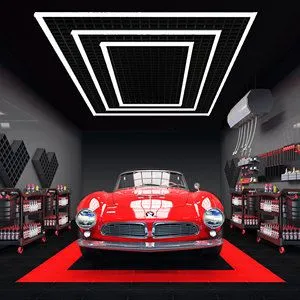 Auto Detailing & Salon Lighting: Versatile Design for Maintenance Bays, Garages, Hair Salons, Exhibitions, and Car Wash Facilities