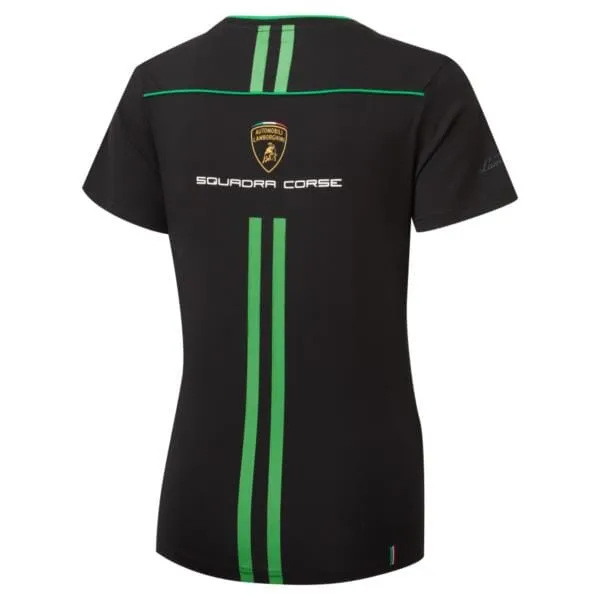 Automobili Lamborghini Squadra Corse Women's Team T-Shirt - Black