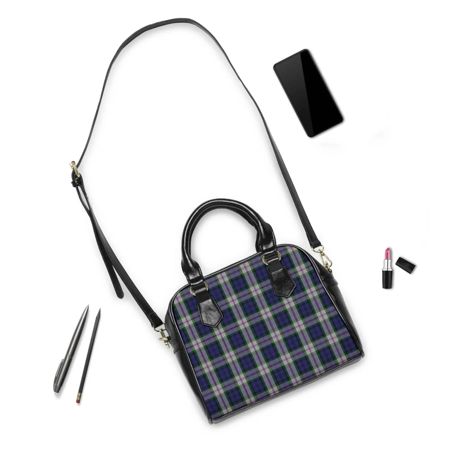 Baird Dress Tartan Shoulder Handbags