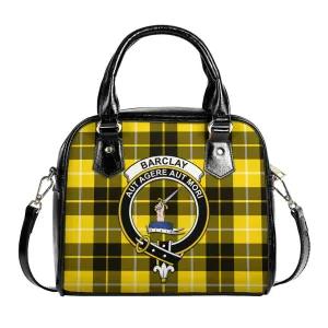 Barclay Dress Modern Tartan Shoulder Handbags with Family Crest