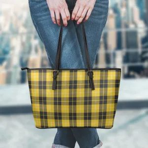 Barclay Dress Tartan Leather Tote Bag