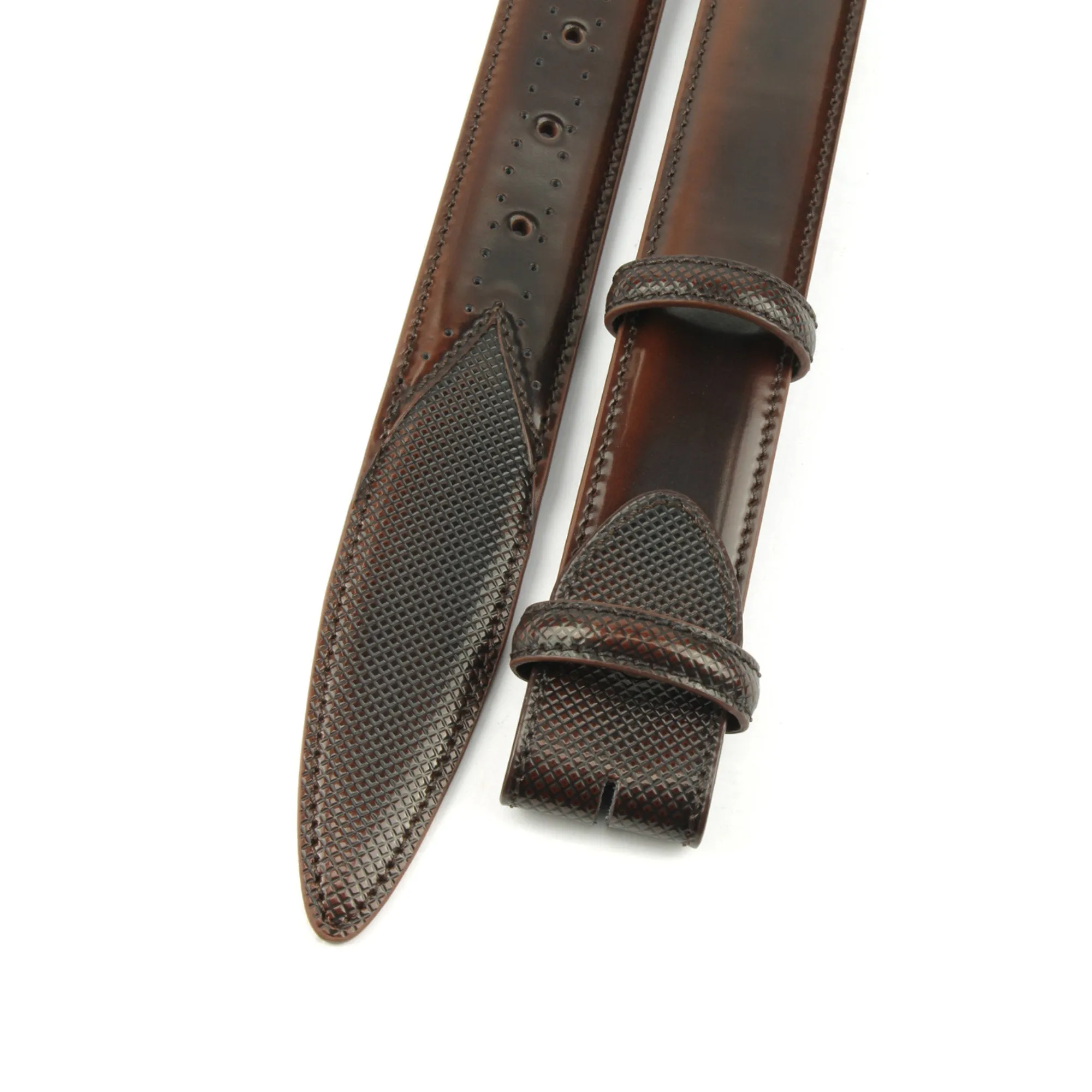 Belmondo Cordovan Effect Belt Strap