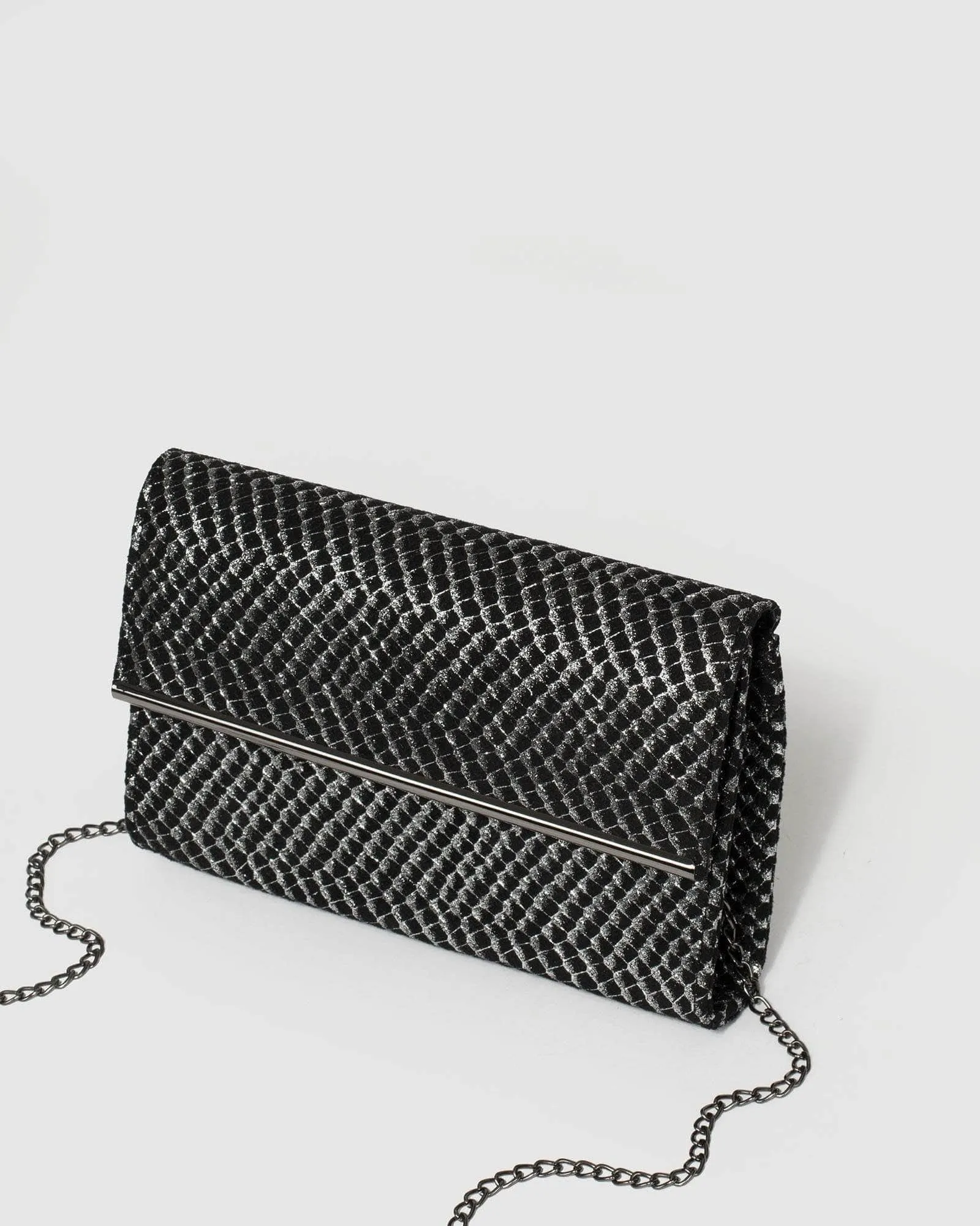 Black Harriet Clutch Bag