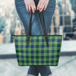 Blackadder Tartan Leather Tote Bag