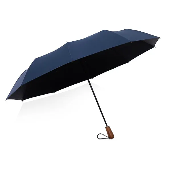 Blue Folding Windproof Umbrella