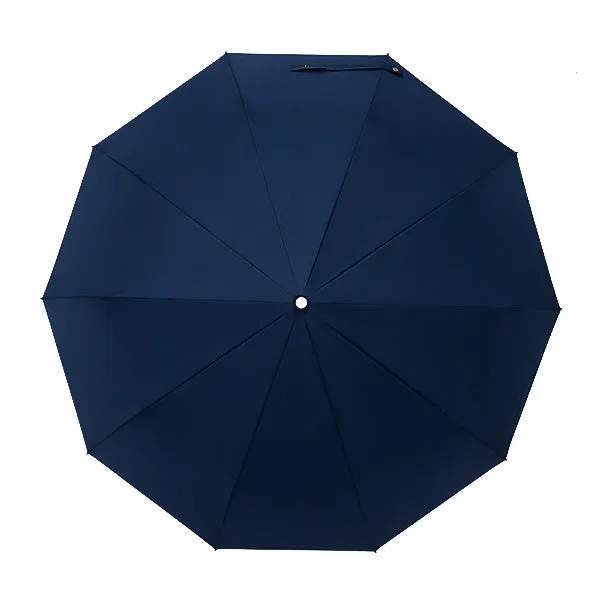 Blue Folding Windproof Umbrella