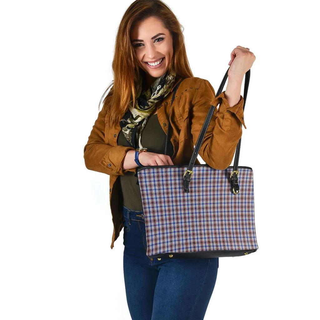 Boswell Tartan Leather Tote Bag