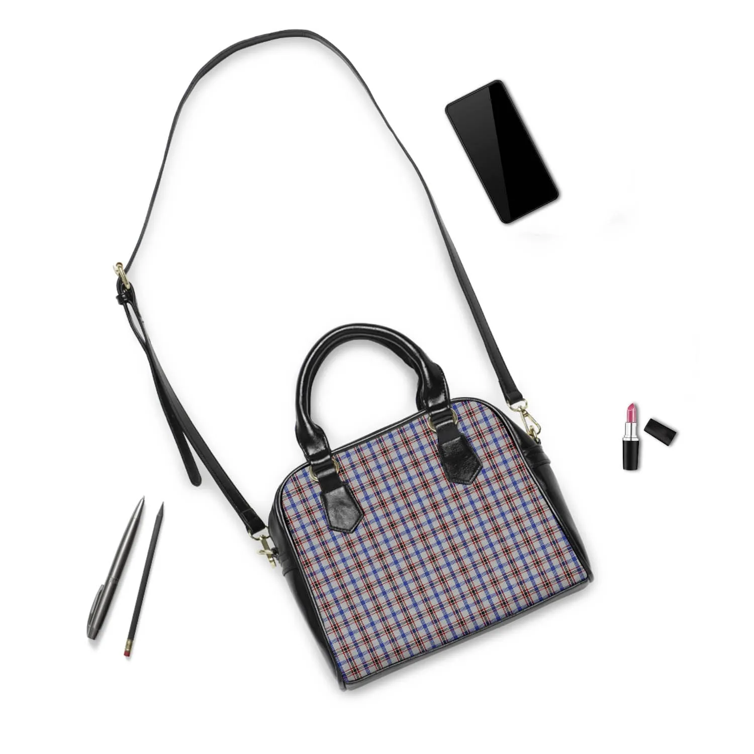 Boswell Tartan Shoulder Handbags