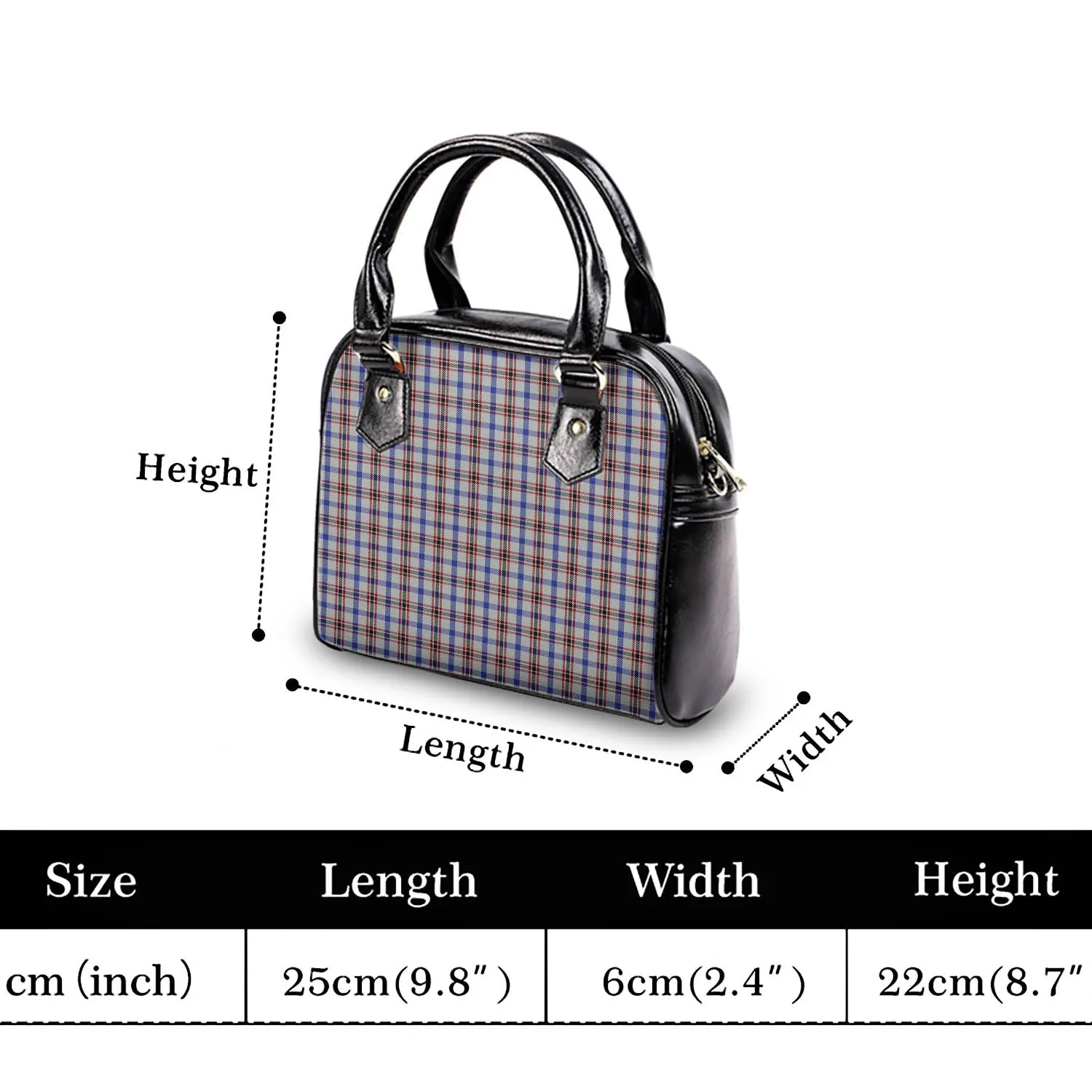 Boswell Tartan Shoulder Handbags