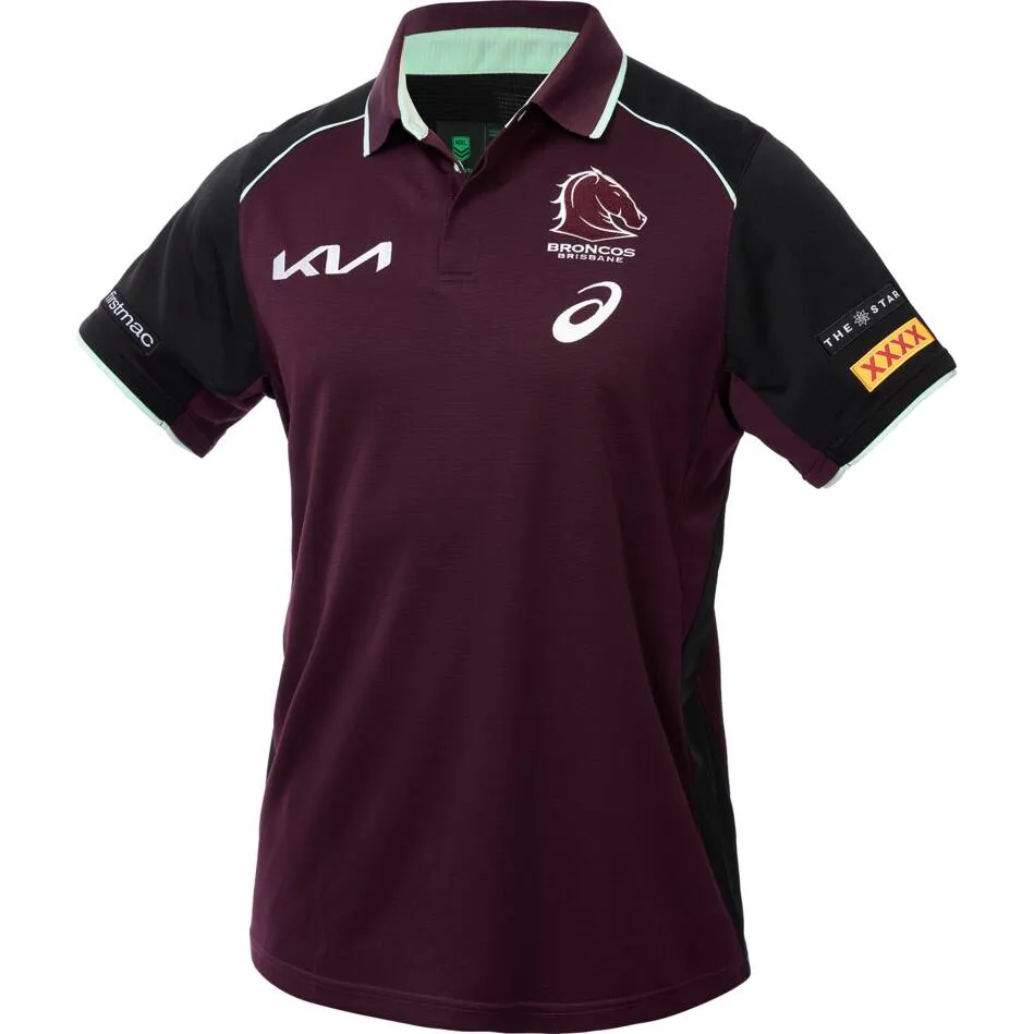 Brisbane Broncos 2025 Mens Training Polo