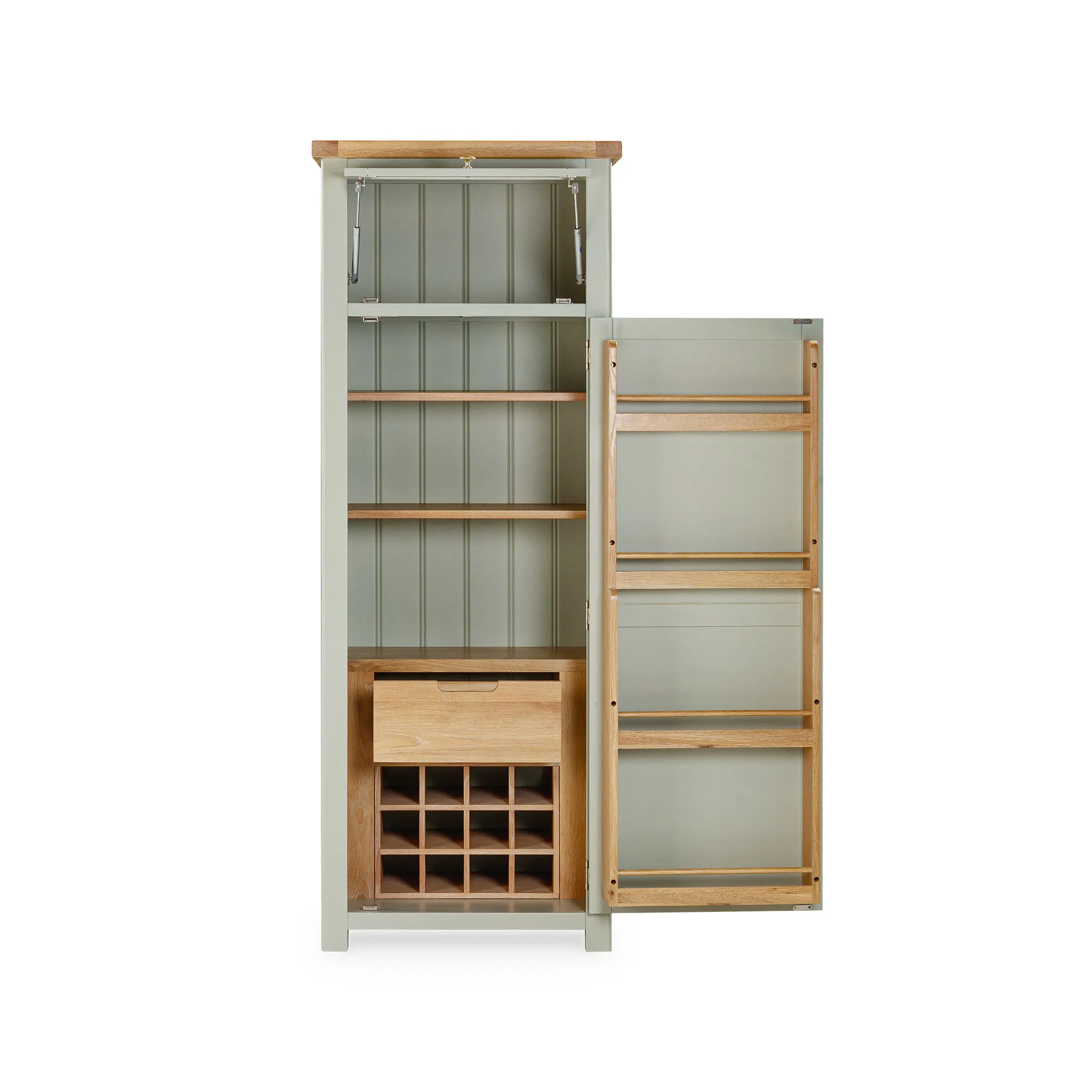 Burford Single Larder Unit in Sage Green