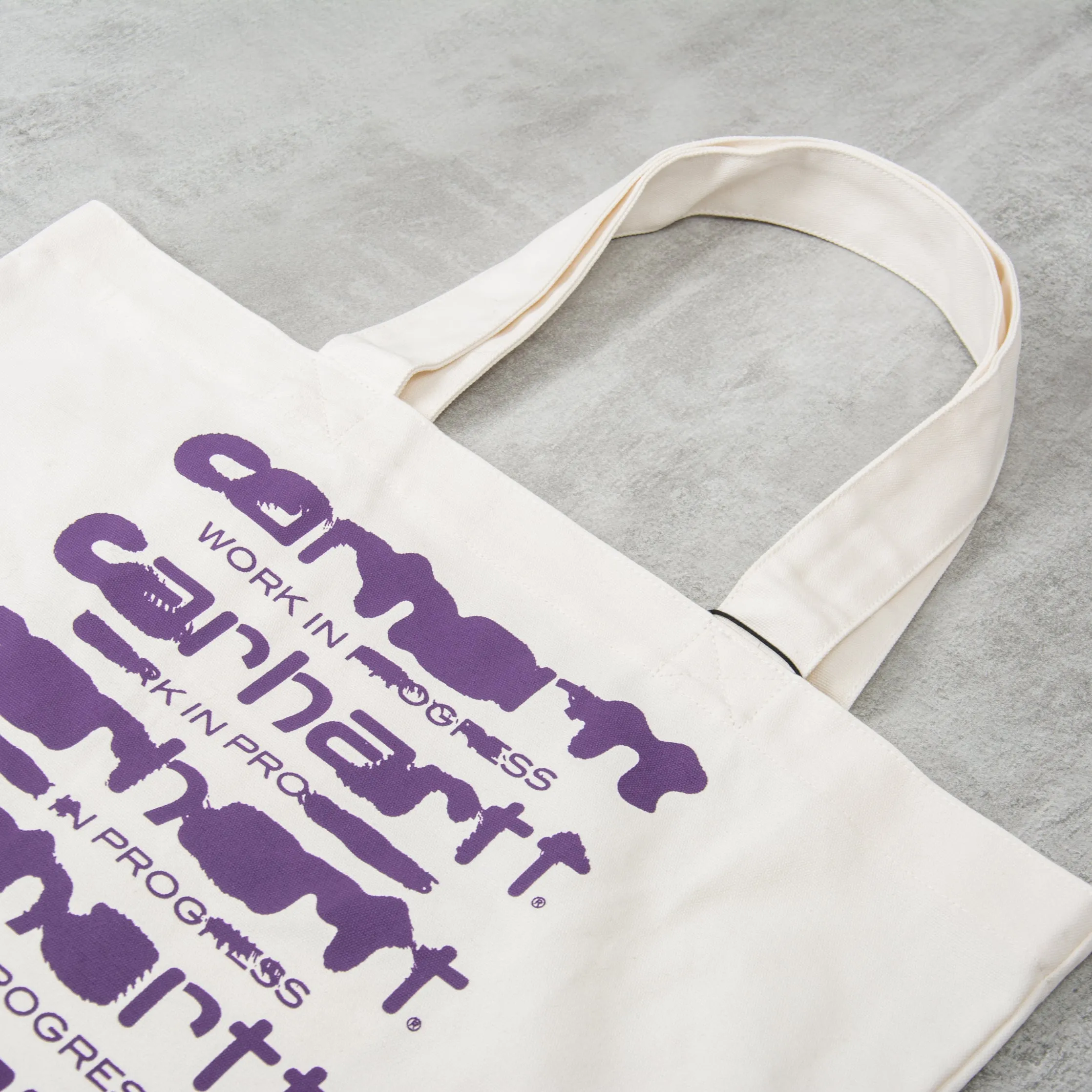 Carhartt WIP Canvas Graphic Tote Large - Wax