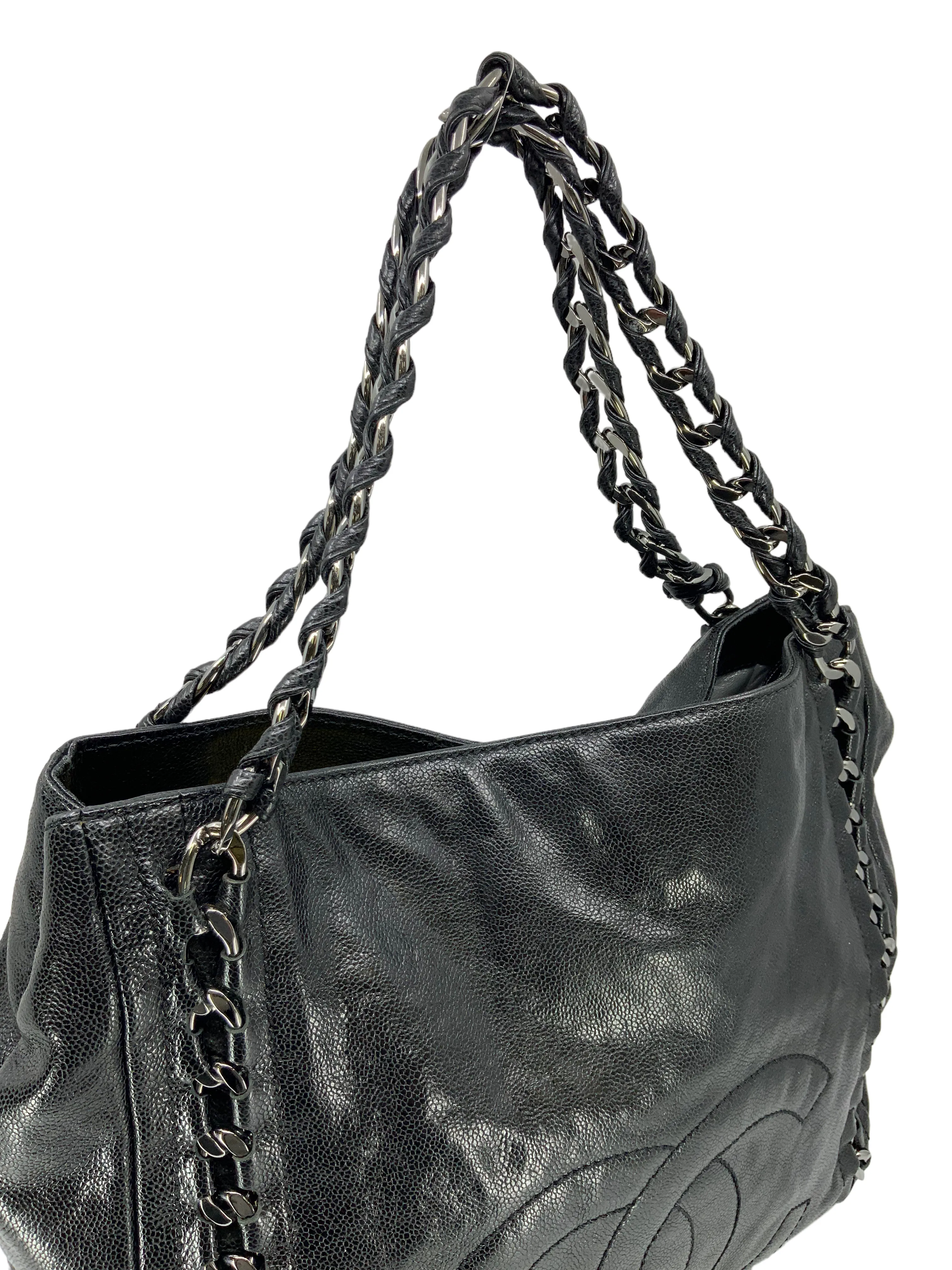 CL Luxe Ligne Leather Shoulder Bag