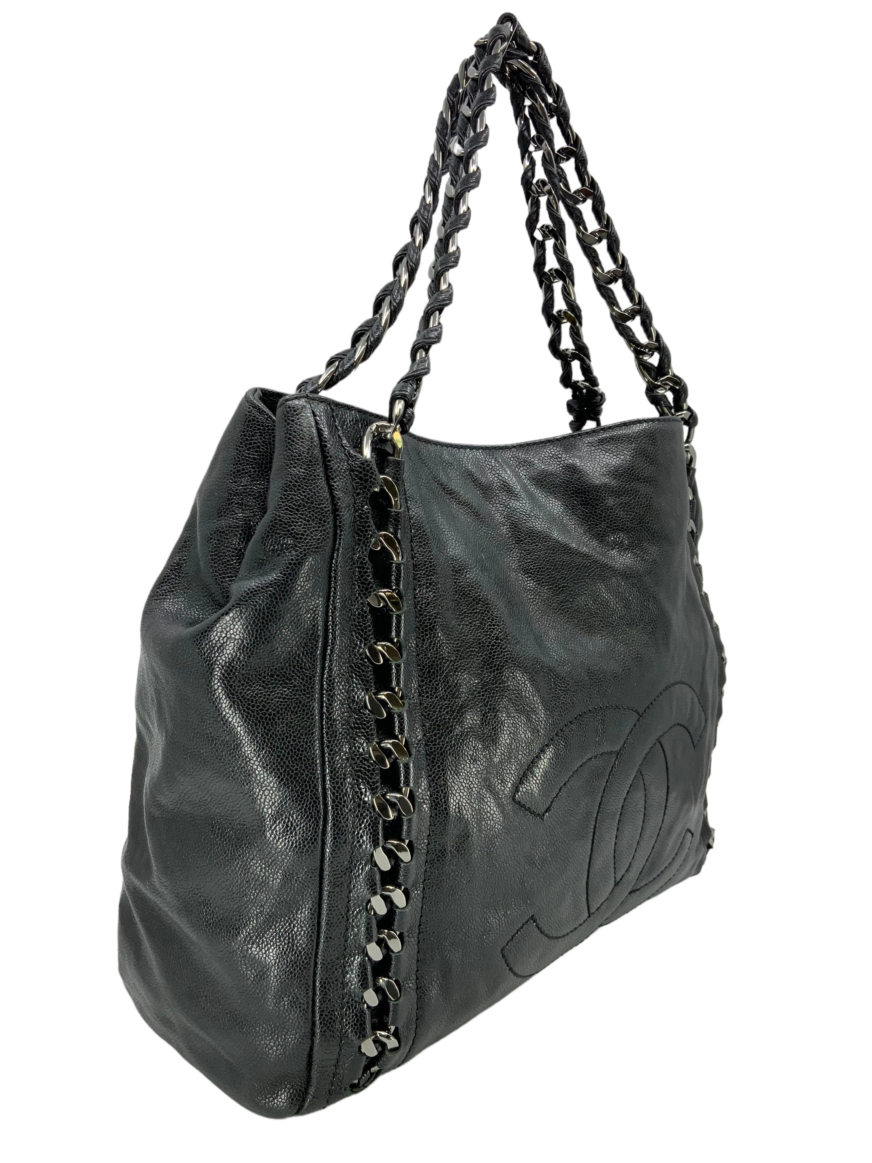 CL Luxe Ligne Leather Shoulder Bag