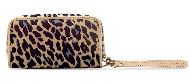 Consuela Blue Jag Wristlet