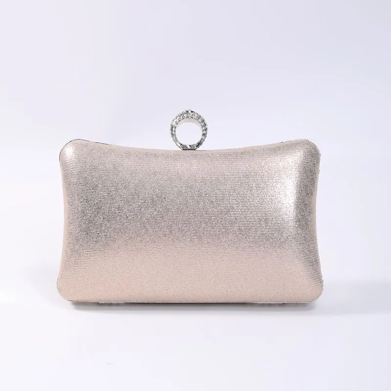 Dani Ivory Pearl Evening Clutch Bag - Gold