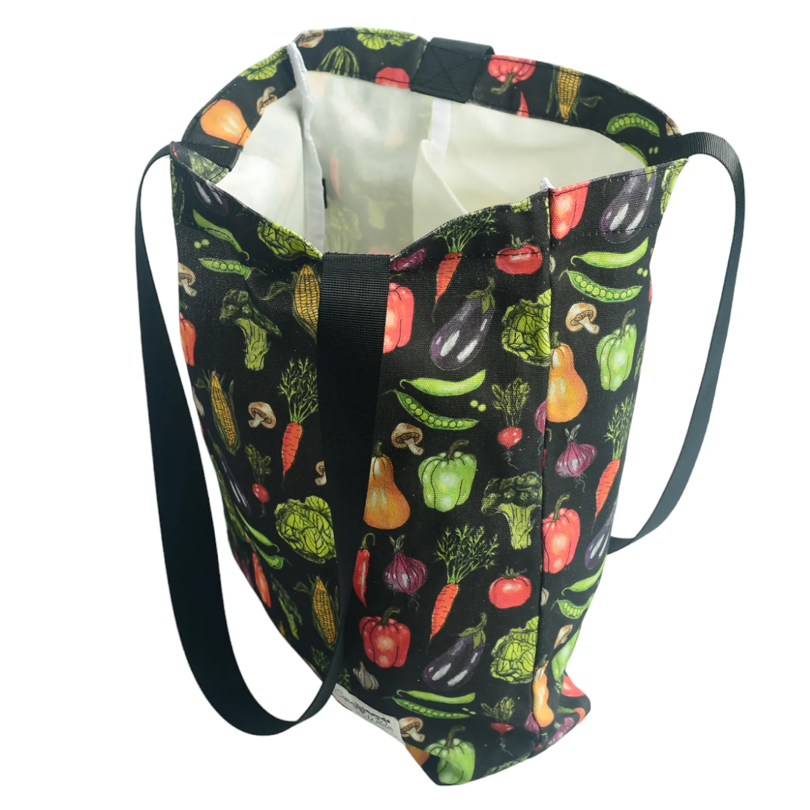 Fresh Veggies Canvas Shopping Tote