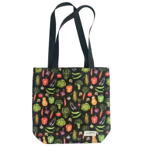 Fresh Veggies Canvas Shopping Tote