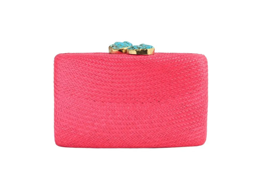 Fuchsia Jen Clutch