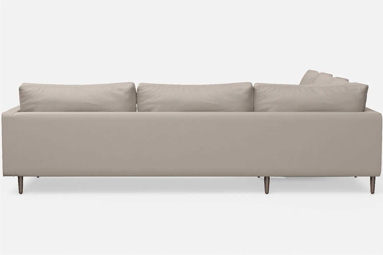 Gela 5 Seater Corner Sofa Sand Leather