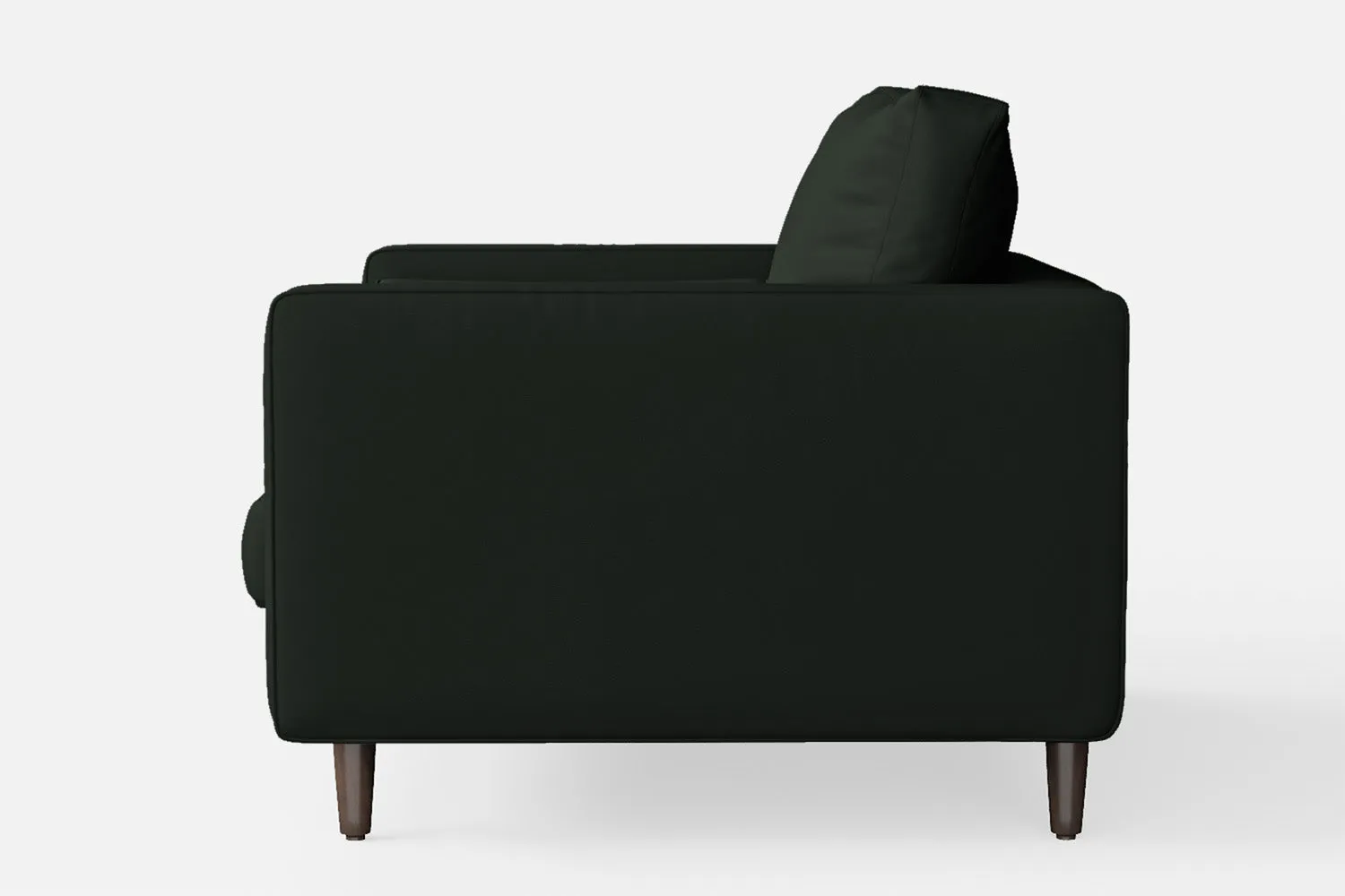 Gela Armchair Green Leather