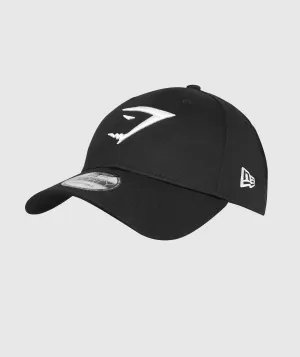 Gymshark New Era 9FORTY Adjustable- Black/White