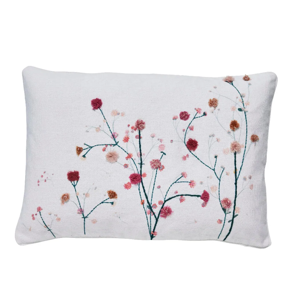 Hallie pillow 60x40 cm. multi color with embroidery