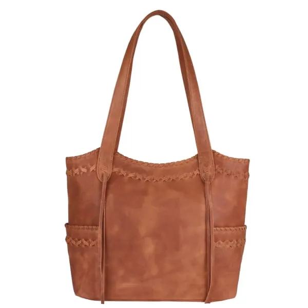 Kendall Lockable Leather Purse Tote