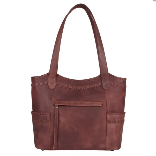 Kendall Lockable Leather Purse Tote