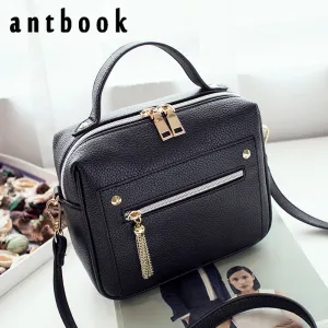 Leather Solid Women Handbags