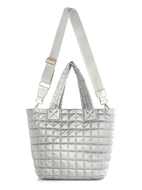 Logan Tote - Silver