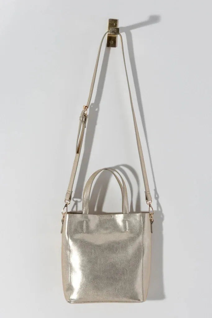 Maddie Mini Tote - Gold