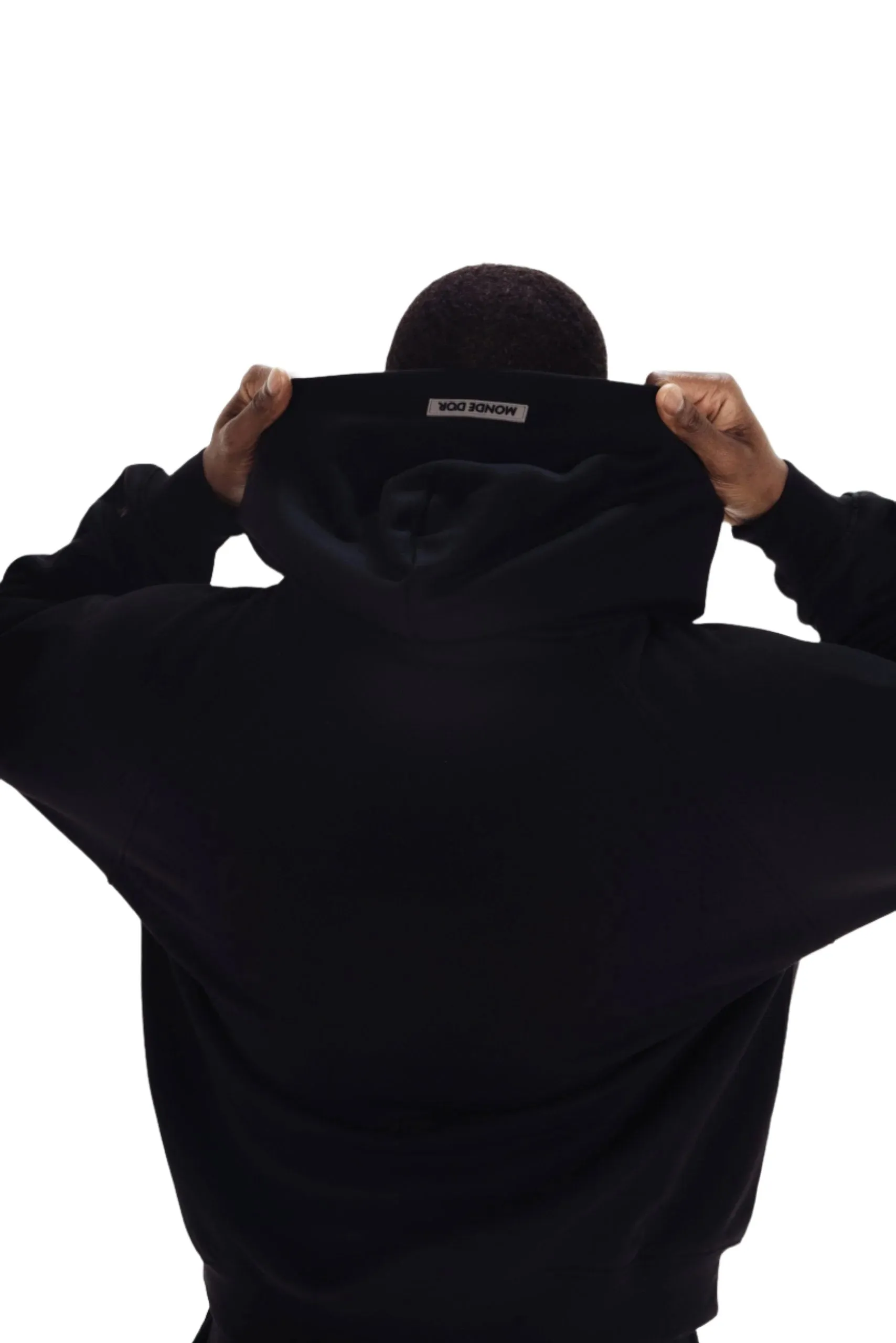 Men's Black Urban Pullover Hoodie