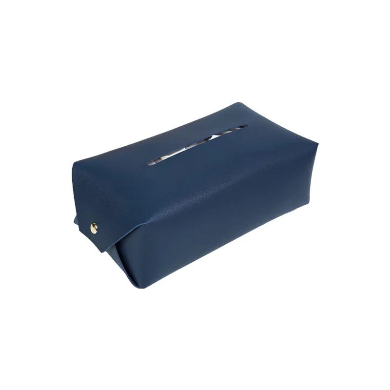 Minimalist Leather Tissue Box Cover, HG0135