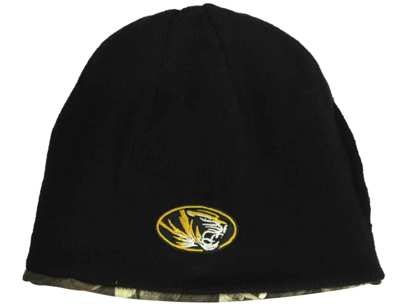 Missouri Tigers TOW Realtree Max5 Black Seasons Reversible Knit Beanie Hat Cap