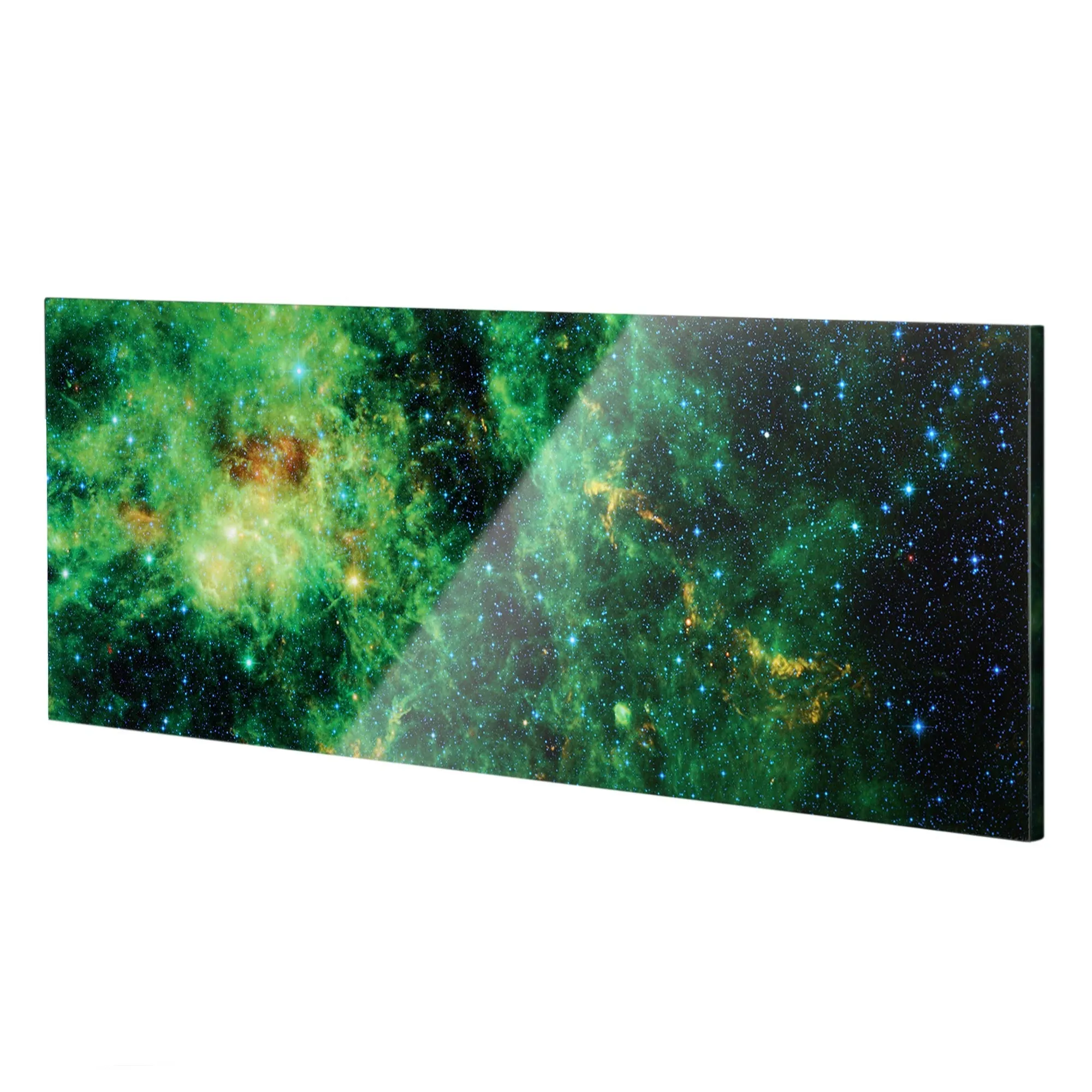 NASA Stellar Ending Glossy Lacquer Canvas Art Print Panel - 48" x 18"