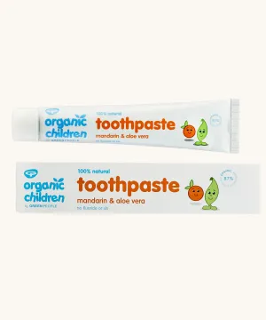 Organic Babies Toothpaste Mandarin & Aloe Vera