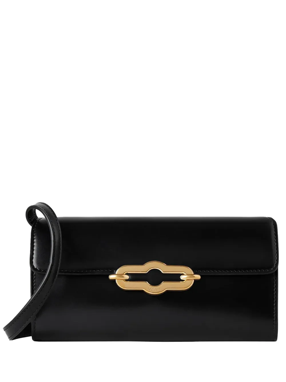 Pimlico Wallet On Strap Black Super Lux Calf