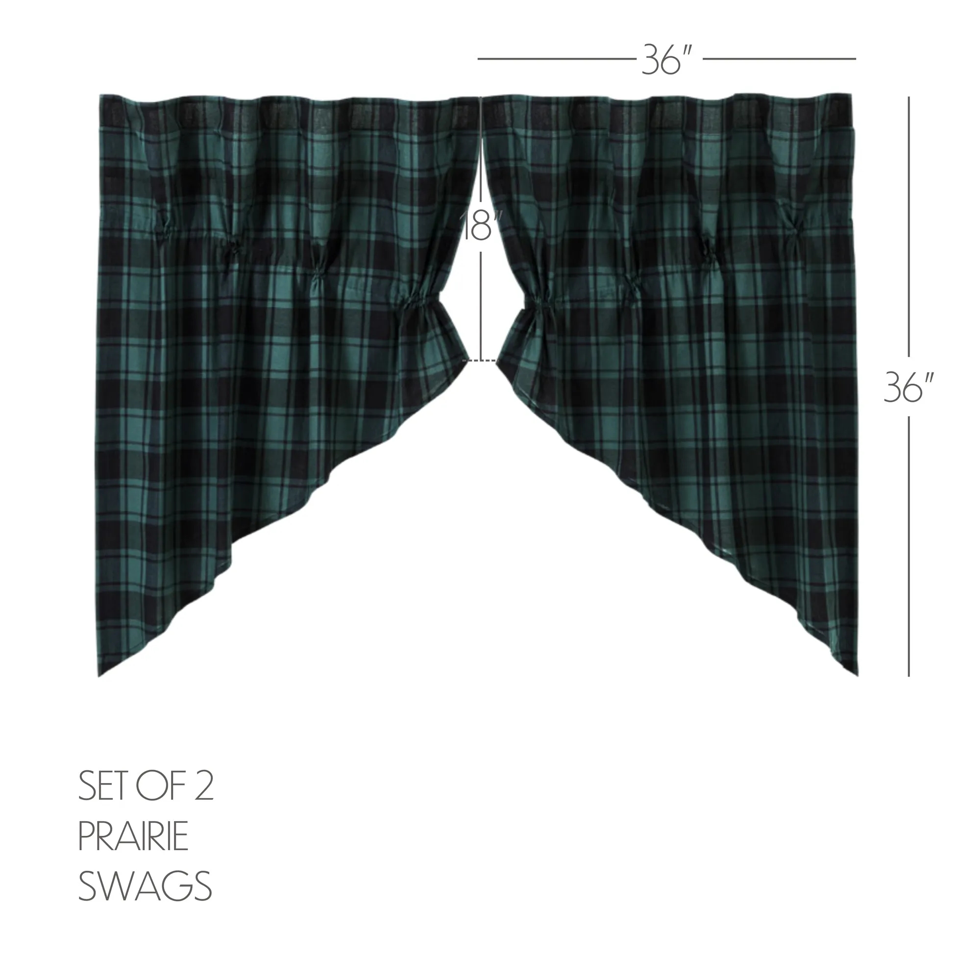 Pine Grove Swag Set of 2