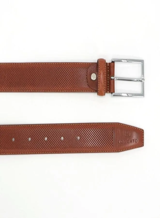 R Roncato Classic and Timeless: Genuine Leather Cow Belt for Men - A Versatile Accessory for Any Occasion