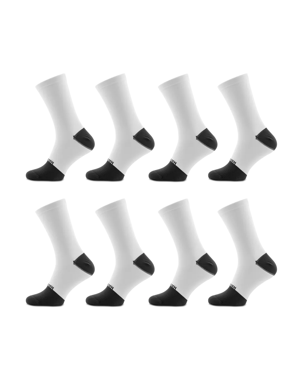 Recycled White Socks - 8 Pairs