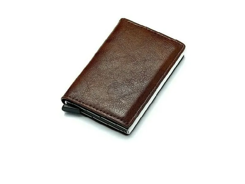 RFID Pop up Leather Multiple Slots Card Wallet Credit Card Holder